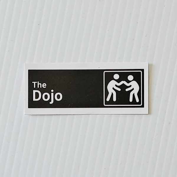 The Dojo jiu jitsu judo sticker