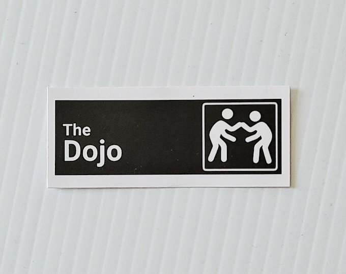 The Dojo jiu jitsu judo sticker