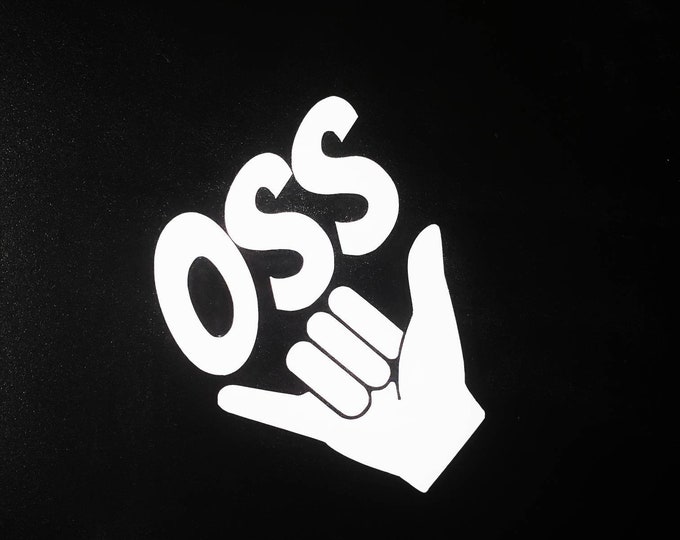 OSS Shaka decal sticker