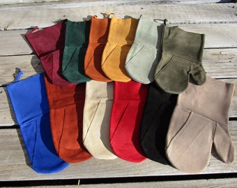 Suede Oven Mitt