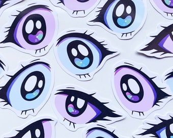 Dreamy Eyes Sticker Pack (8) | fairy kei vaporwave decora cyber y2k