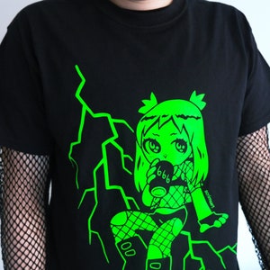 Black and lime green shirt shop