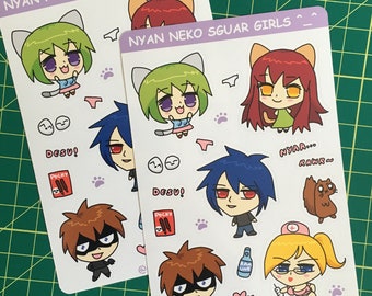 Neko Girl Stickers