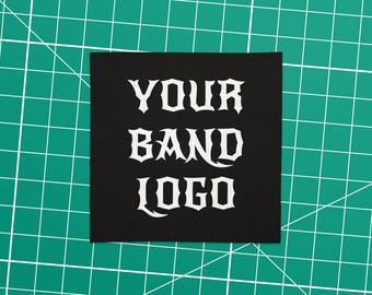 Custom Patches Screenprinted on Canvas | DIY merch for bands, musicians, artists and brands