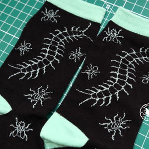 Bug Socks | creepy insect centipede ants house fly cockroach roach spooky scary weird halloween goth emo grunge punk alt horror weirdcore