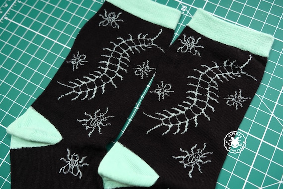 Bug Socks | creepy insect centipede ants house fly cockroach roach spooky scary weird halloween goth emo grunge punk alt horror weirdcore