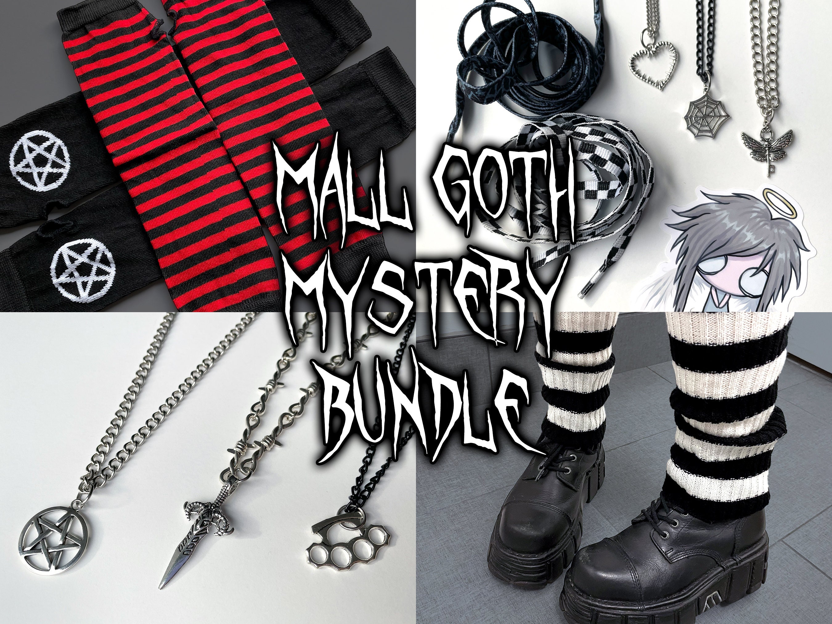 Cyber Y2k Grunge Mystery Bundle Jewelry Bundle Early 2000s 