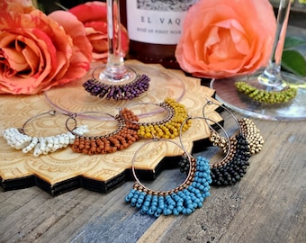 Beaded Wine Charms