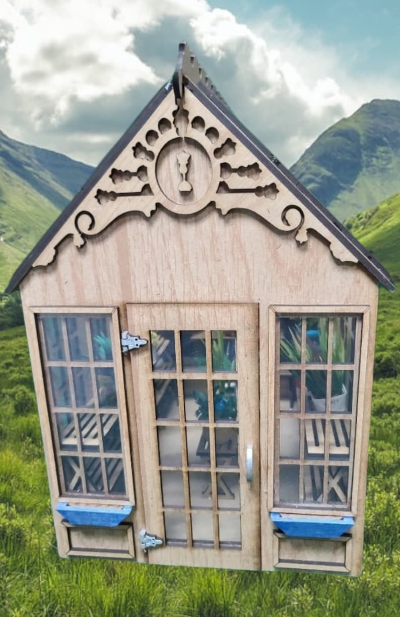 Greenhouse Dollhouse Kit112 Scale UNFINISHED KIT Etsy