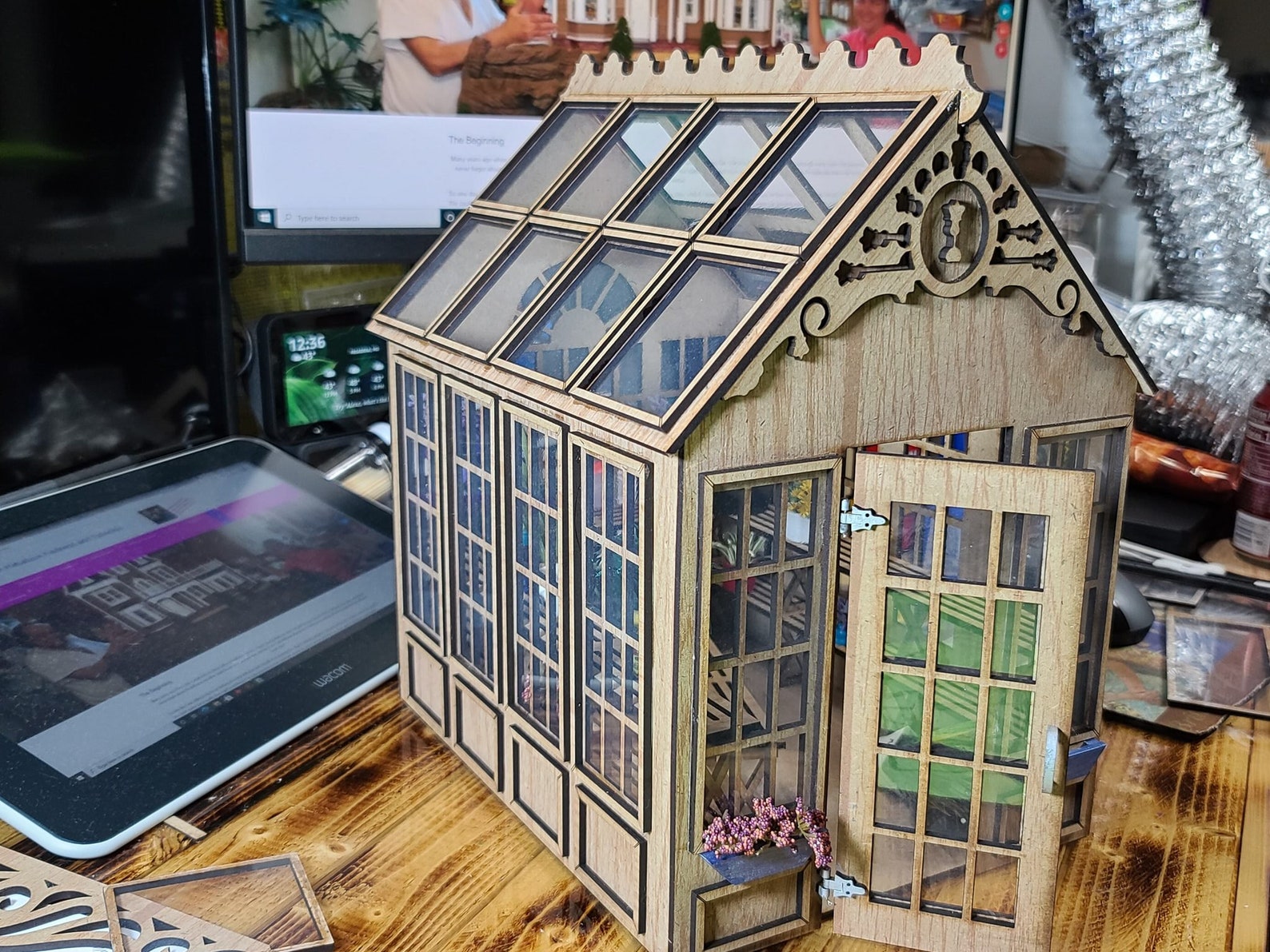 Greenhouse Dollhouse Kit112 Scale Etsy