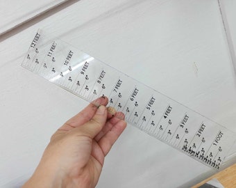 1:12 or 124 Scale Dollhouse Ruler