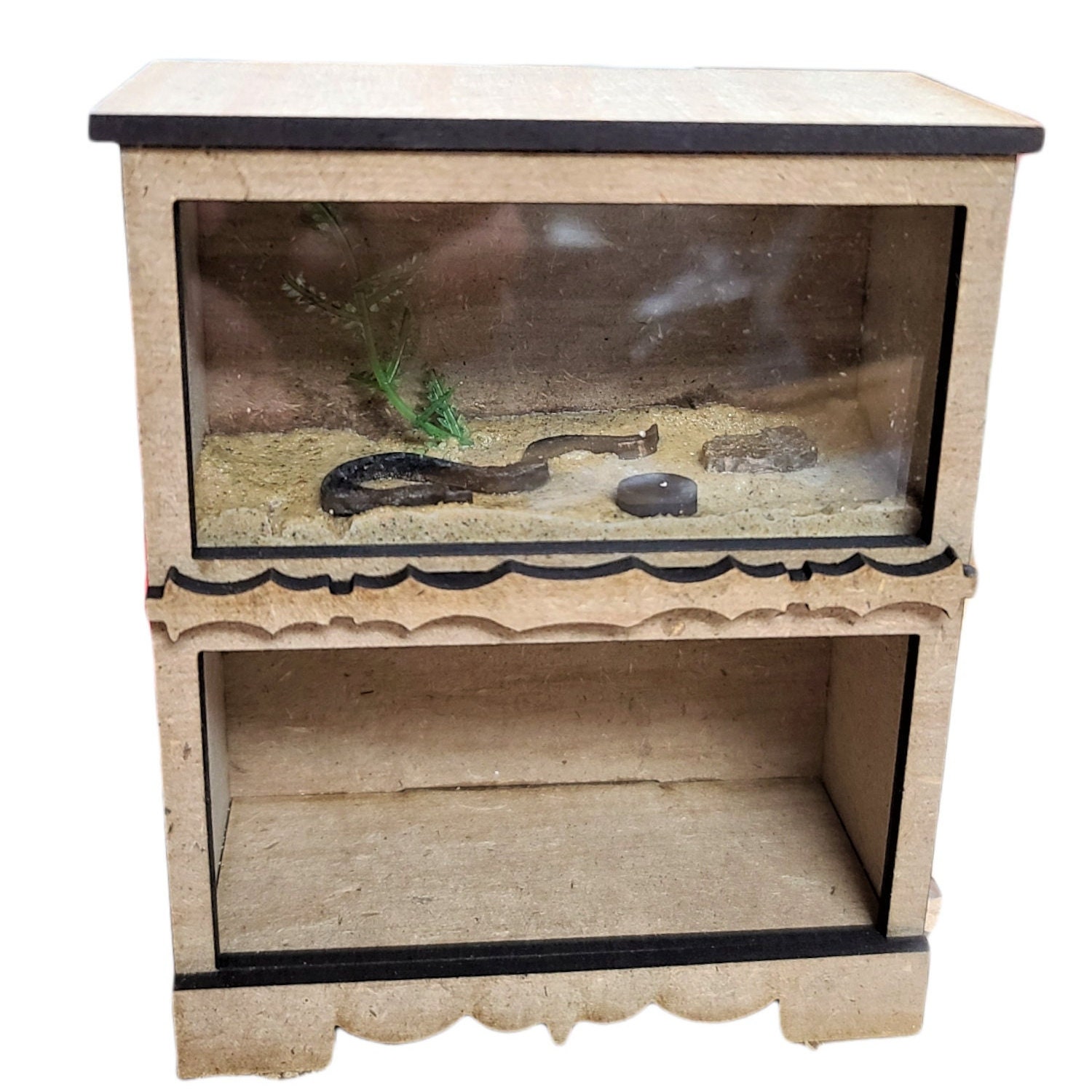 Fish Tank Stand Metal Aquarium Stand with Cabinet, for 40 Gallon Aquarium 