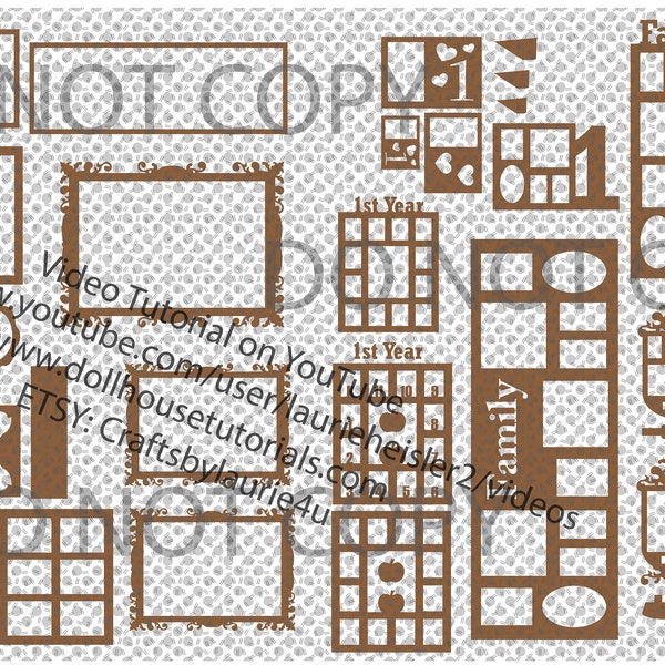 Unfinished Wood Frames Bulk Etsy