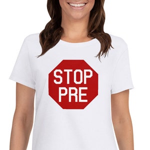 Stop pre-hardloop-T-shirt damesstijl