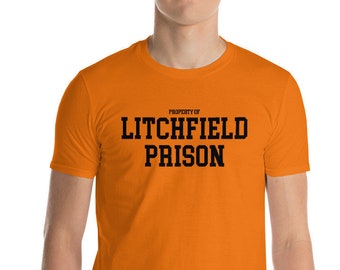 Litchfield Prisoner Short-Sleeve T-Shirt for Costumes.