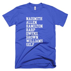 Coaches Tradition - Kansas Basketball Tshirt (American Apparel KU B-ball Tee)