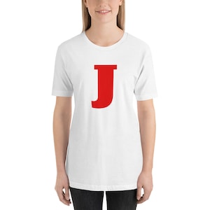 Rote J Jack Spielkarte Halloween Kostüm T-Shirt