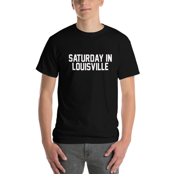 GiftsAndApparel Saturday in Louisville Football T-Shirt for Game Day