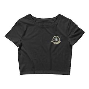 Midtown School of Science & Technology Pocket Logo Women’s Crop Top Tee