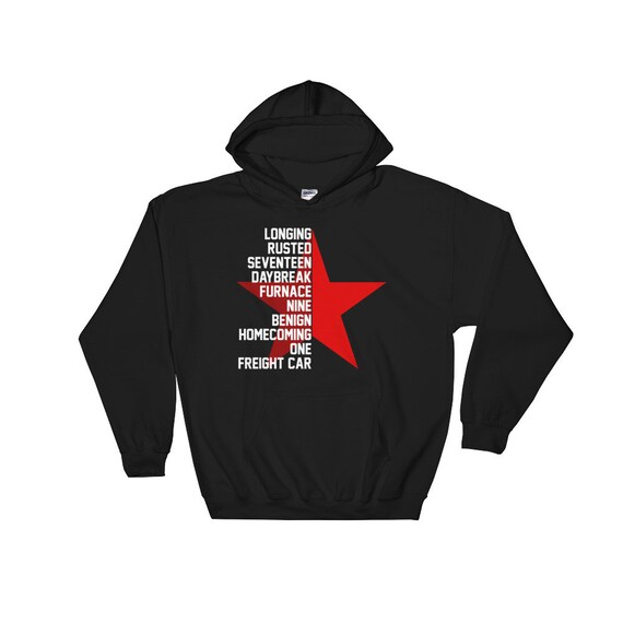 Bucky Hoodie longing Rusted Seventeen Winter Soldier Hooded Sweatshirt Etsy