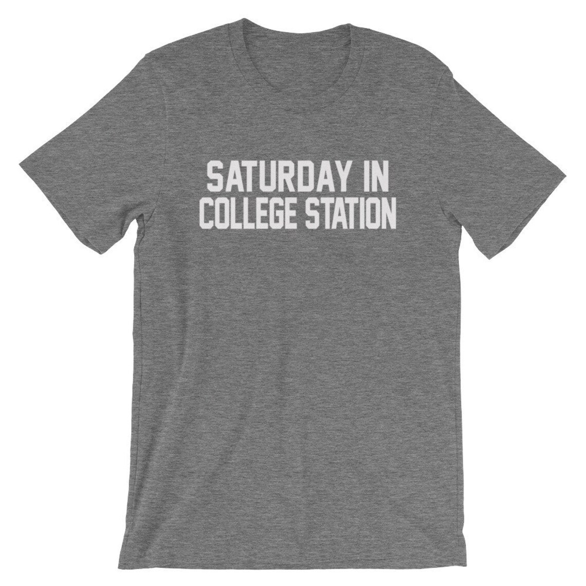 Saturday in College Station Texas Game Day Football Tshirt Etsy