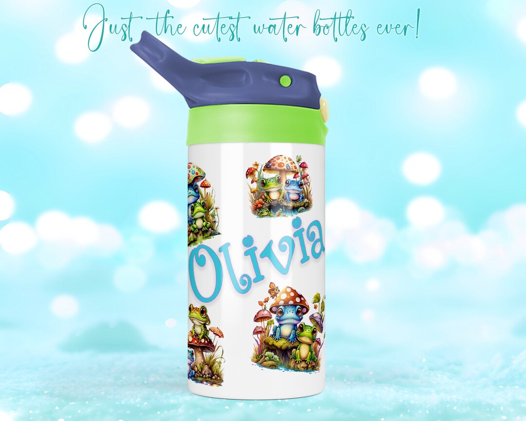 Adorable Frog Luggage-Style Water Bottle