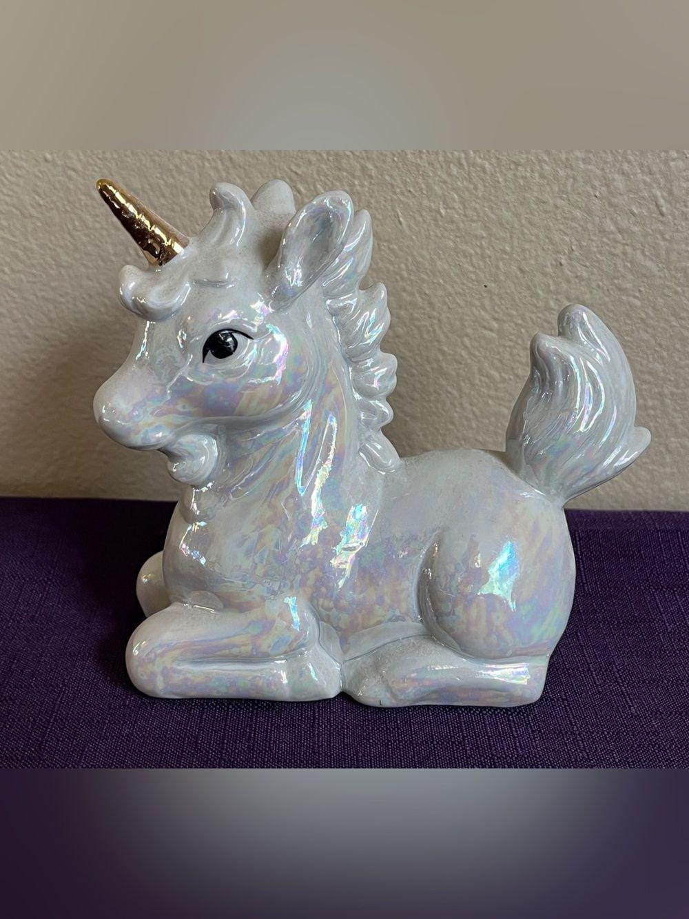 80s Unicorn Figurine - Etsy