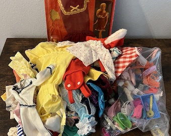 Huge VTG Barbie Clothes Accessories LOT My First Barbie NIP See Other Pics