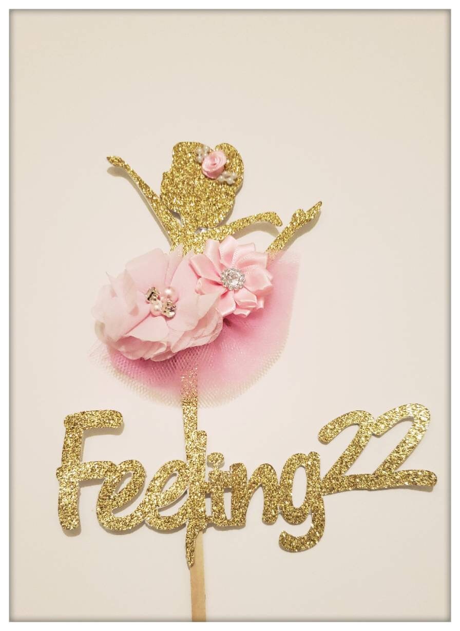 Ballerina Cake Topper Ballerina Custom Cake Topper Etsy Australia