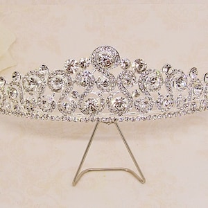 Rhinestone Wedding Tiara Bridal Princess Crown Wedding Headpiece Bridal Tiara