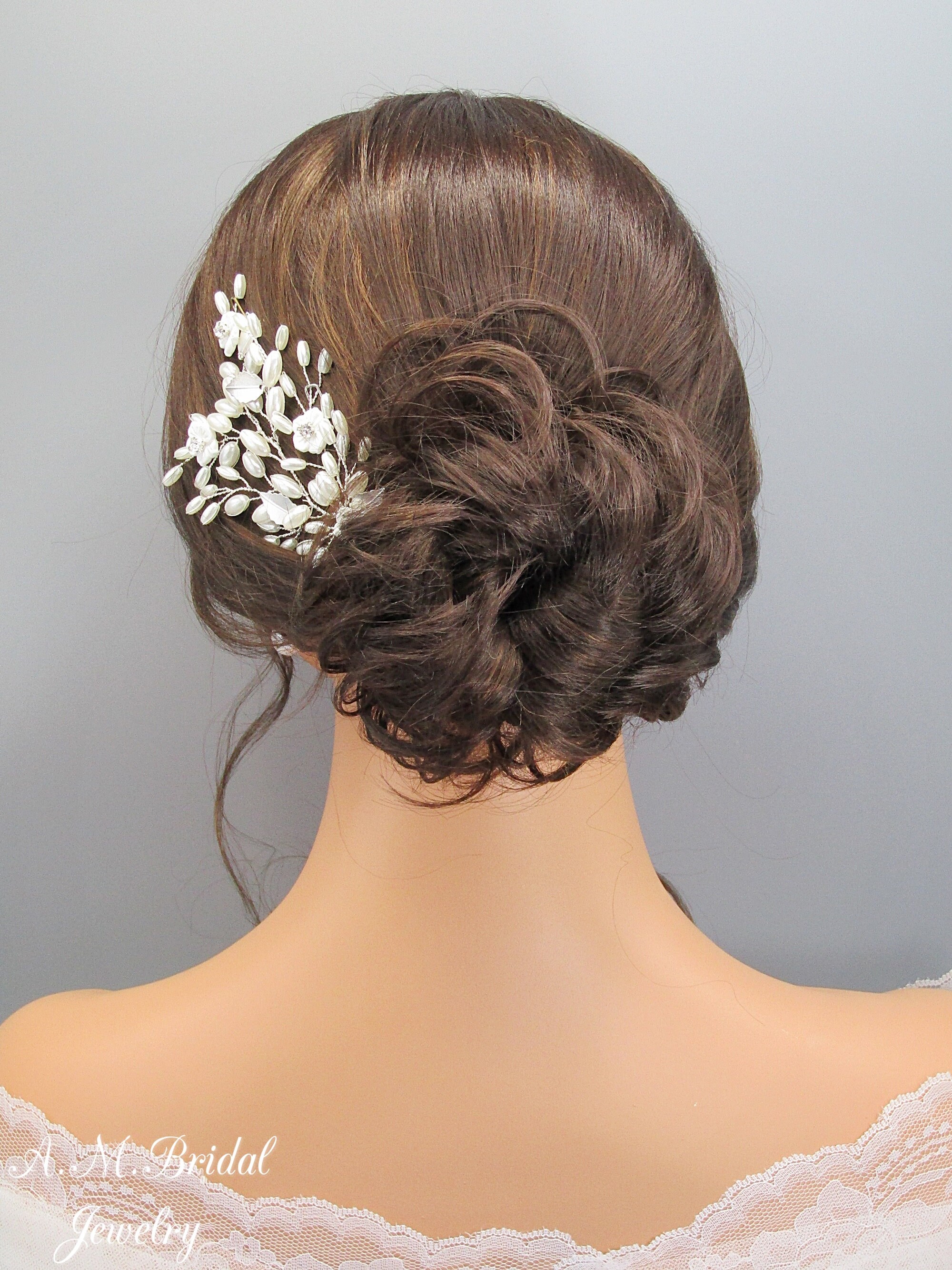 bridal pearl headpiece