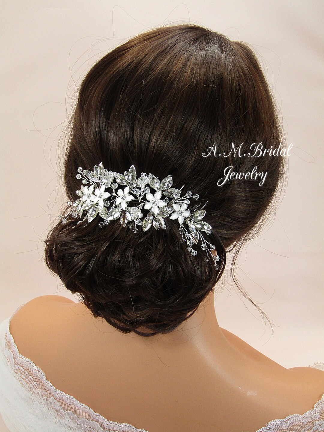 bridal comb headpiece
