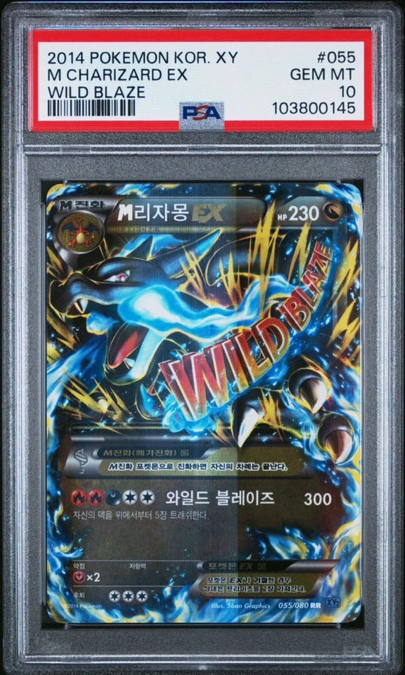Mega-charizard-ex (108) - XY Flashfire - Holo PSA 10 - Etsy