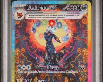 PSA 10 Umbreon Ex SAR 217/187 Terastal Festival Sv8a 2024 Pokemon