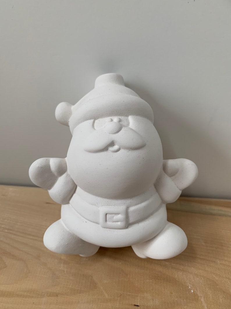 Unpainted Ceramic Christmas Ornaments 