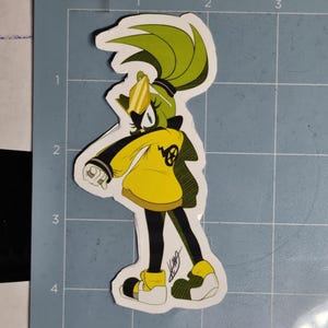 Sonic Riders Surge FANART Waterproof Stickers