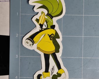 Sonic Riders Surge FANART Waterproof Stickers