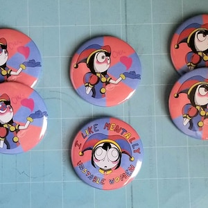 Pulsanti Fanart Pomni