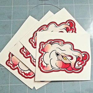 Hisuian Zoroark FANART Waterproof Matte Sticker