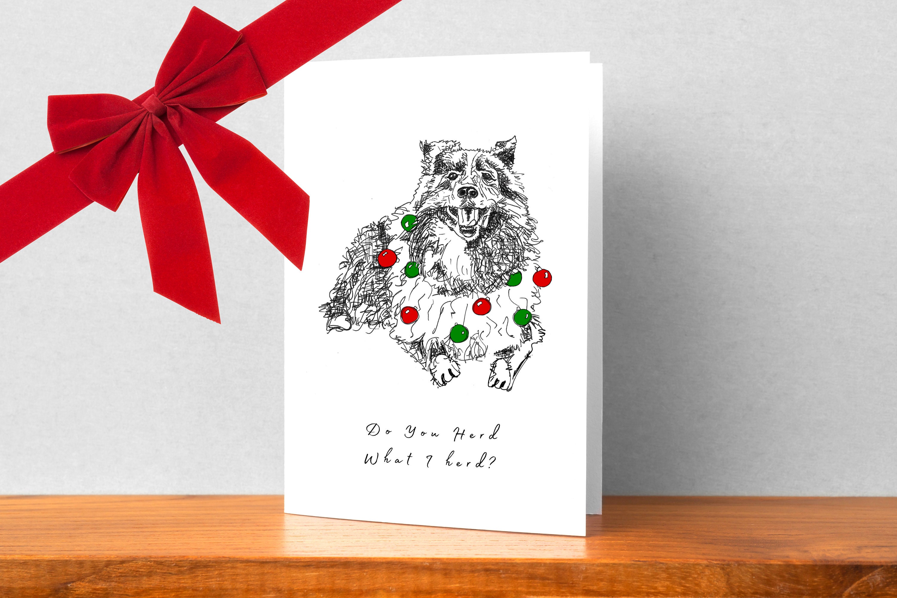 5 Pack of Dog Christmas Cards for Dog Lovers Etsy UK