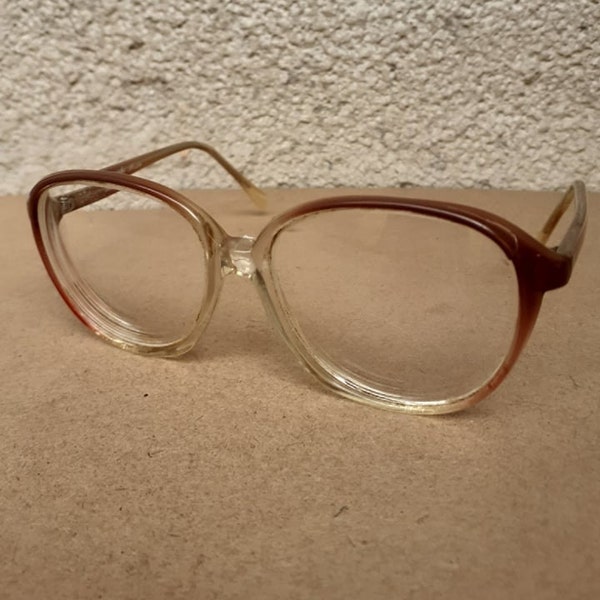 Alte Lesegläser Retro Verschreibung Gläser Vintage Brillen optische Gläser Gläser mit Ombre Rahmen Diopter Gläser alte Ombre Rahmen