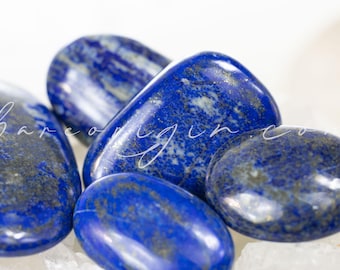 Inner Vision, Lapis Lazuli Palm Stone, Intuitively Chosen For You, Ethical Vegan Shop