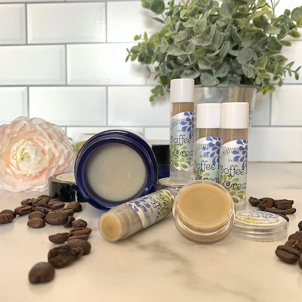 Coffee Eye Cream/Coffee Infused Eye Stick/Essential Oil Eye Cream/Brightening Eye Cream/Natural Eye Cream/Soothing Eye Cream