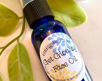 Get Glowing Face Oil/Organic Face Oil/Natural Face Oil/Face Oil/Face Serum/Essential Oil Face Serum/Glowing Face Oil/Natural Skin Care