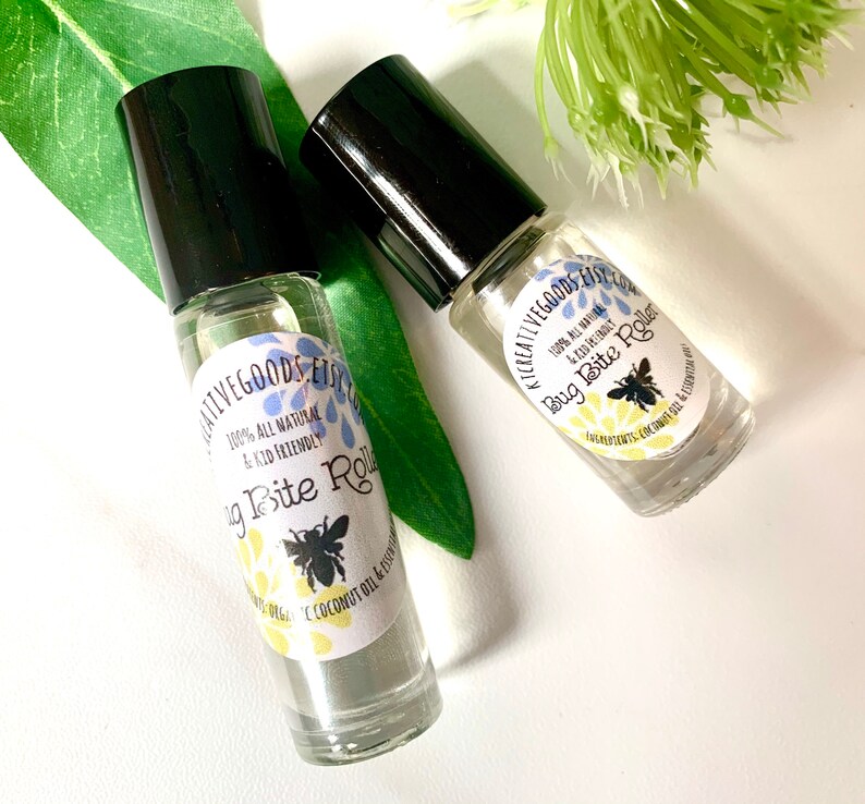 Bug Bite Essential Oil Roller/natural Itch Relief Roll On/kid Etsy