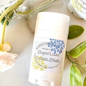 The SuperLuxe Lotion Stick/Intense Moisturizer Lotion Stick/Lotion Stick/Healing Lotion Stick/All Natural Lotion Stick/Essential Oil Lotion