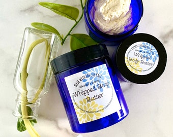 Whipped Body Butter/Healing Moisturizer/Hydrating Body Cream/All Natural Body Butter/Essential Oil Body Butter/Rich Moisturizer