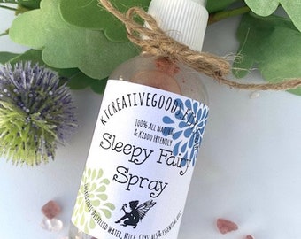 Sleepy Fairy Spray/Child Aromatherapy/Pillow Spray/Kid Room Spray/Calming Spray/Relaxing Sleep Mist/Glitter Spray/Linen Spray for Kids