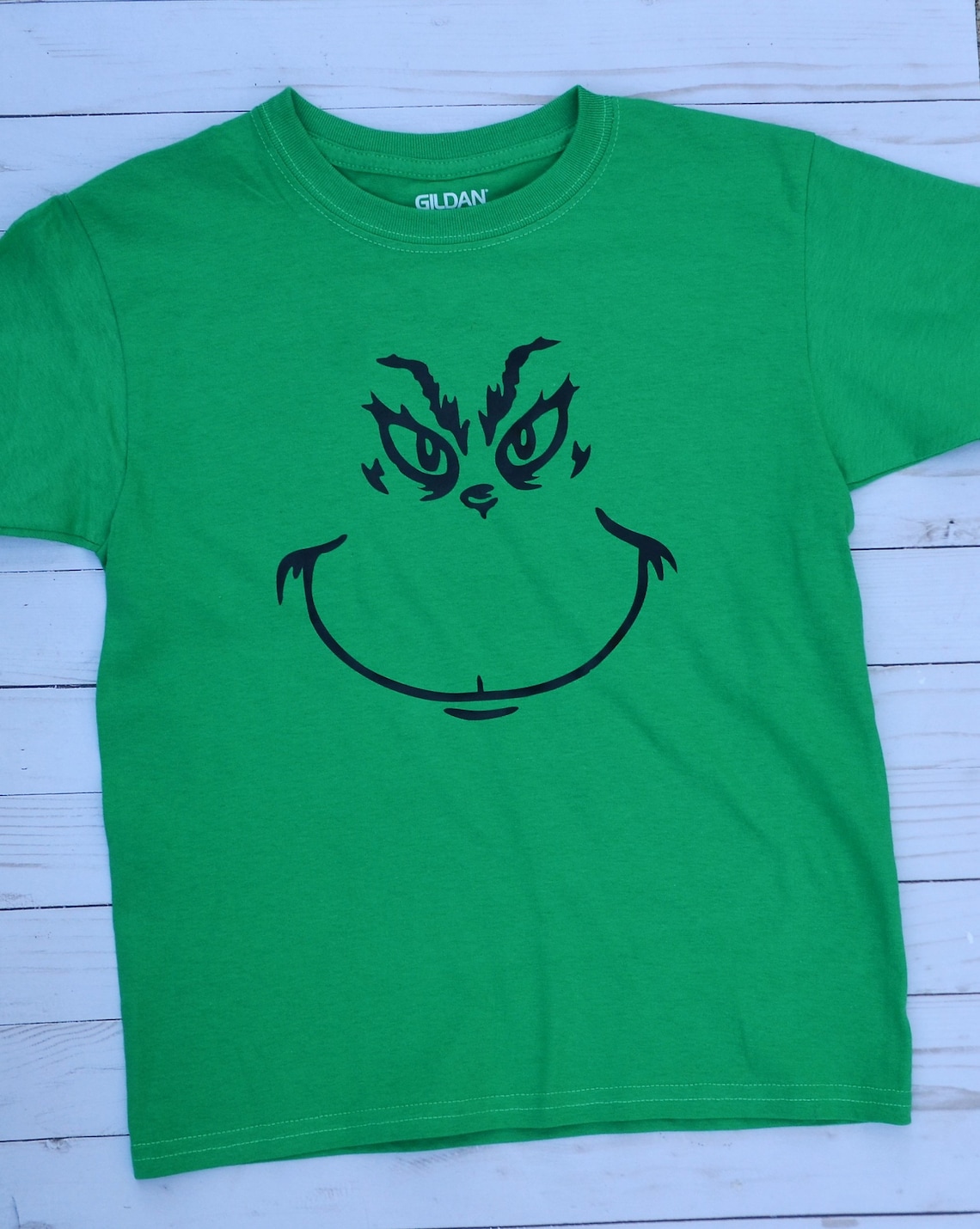 Grinch tshirt/ Grinch boy shirt/ Grinch/ Boy Christmas Shirt Etsy
