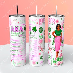 AKA Tumbler Wrap Set-not the physical cup